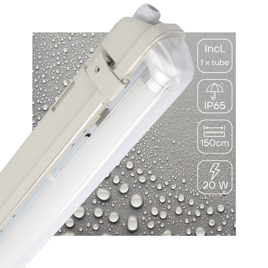 LED's Light LED TL lamp met sensor 150 cm - Bewegingssensor en nachtsensor - Waterdicht - 3100 lm TL verlichting LED.nl