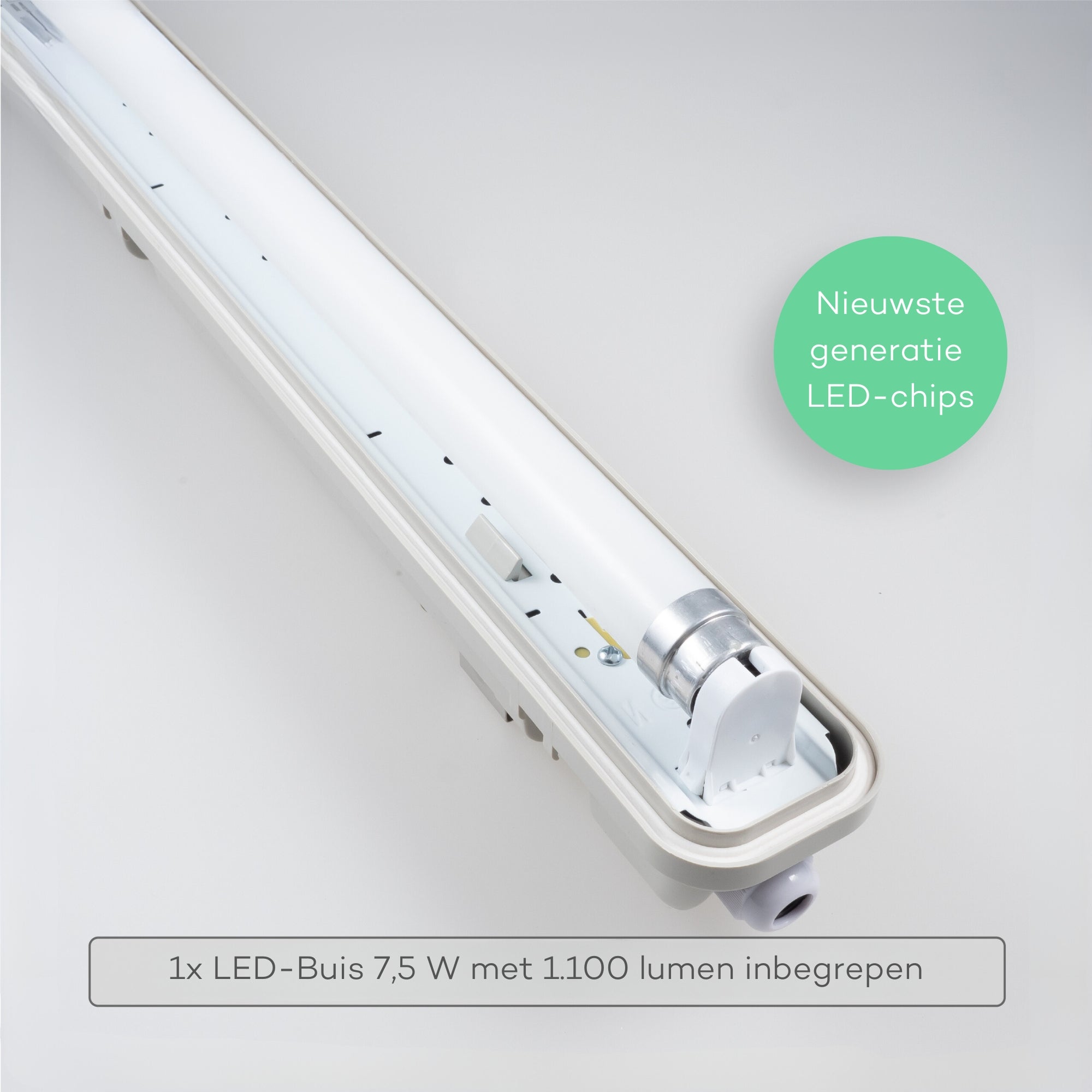 LED's Light LED TL verlichting met sensor 60 cm - Bewegingssensor en nachtsensor - Waterdicht - 1100 lm - LED.nl