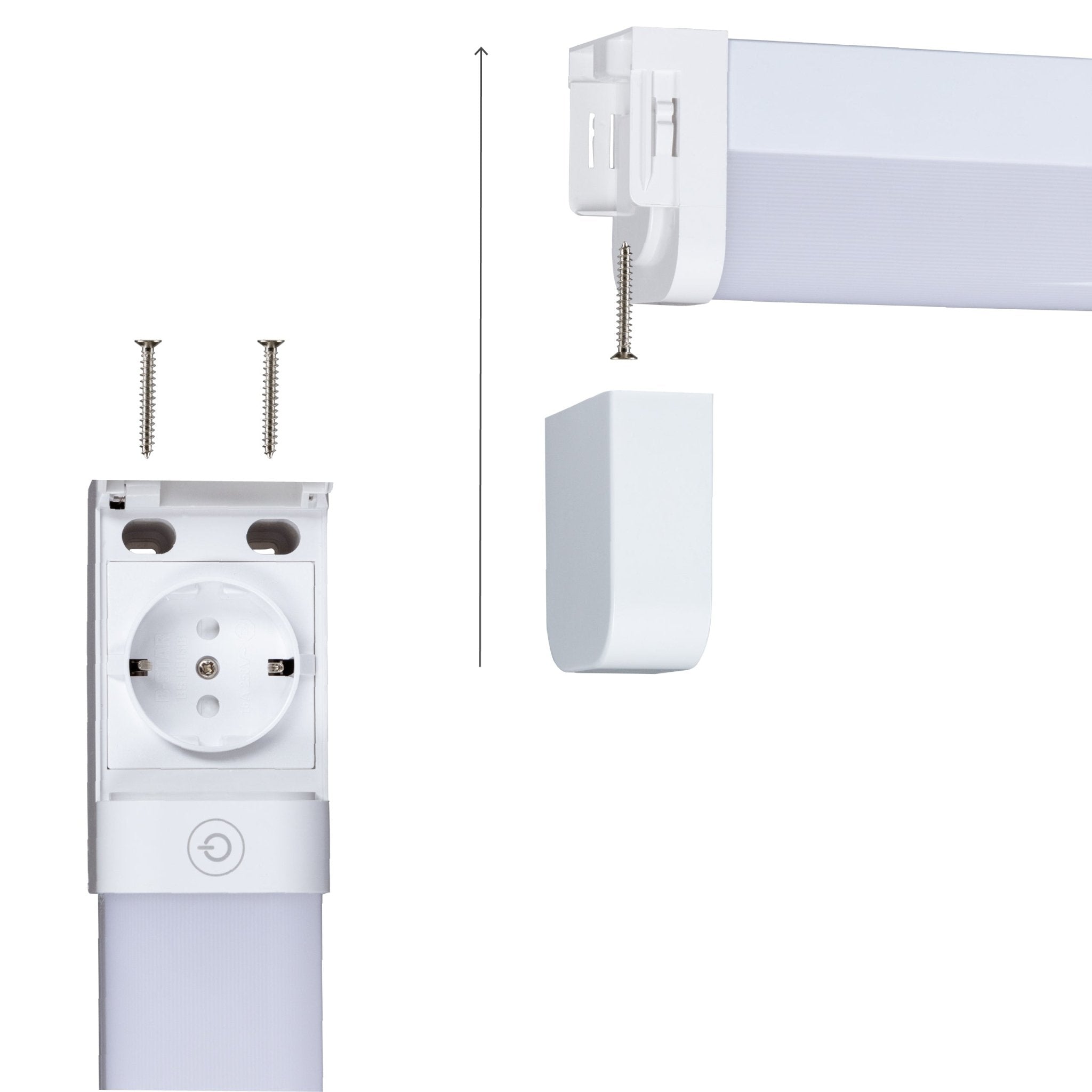 LED's Light Licht balk 60 cm met extra stopcontact - Dimbaar - Geschikt voor badkamer - 1700 lm - LED.nl