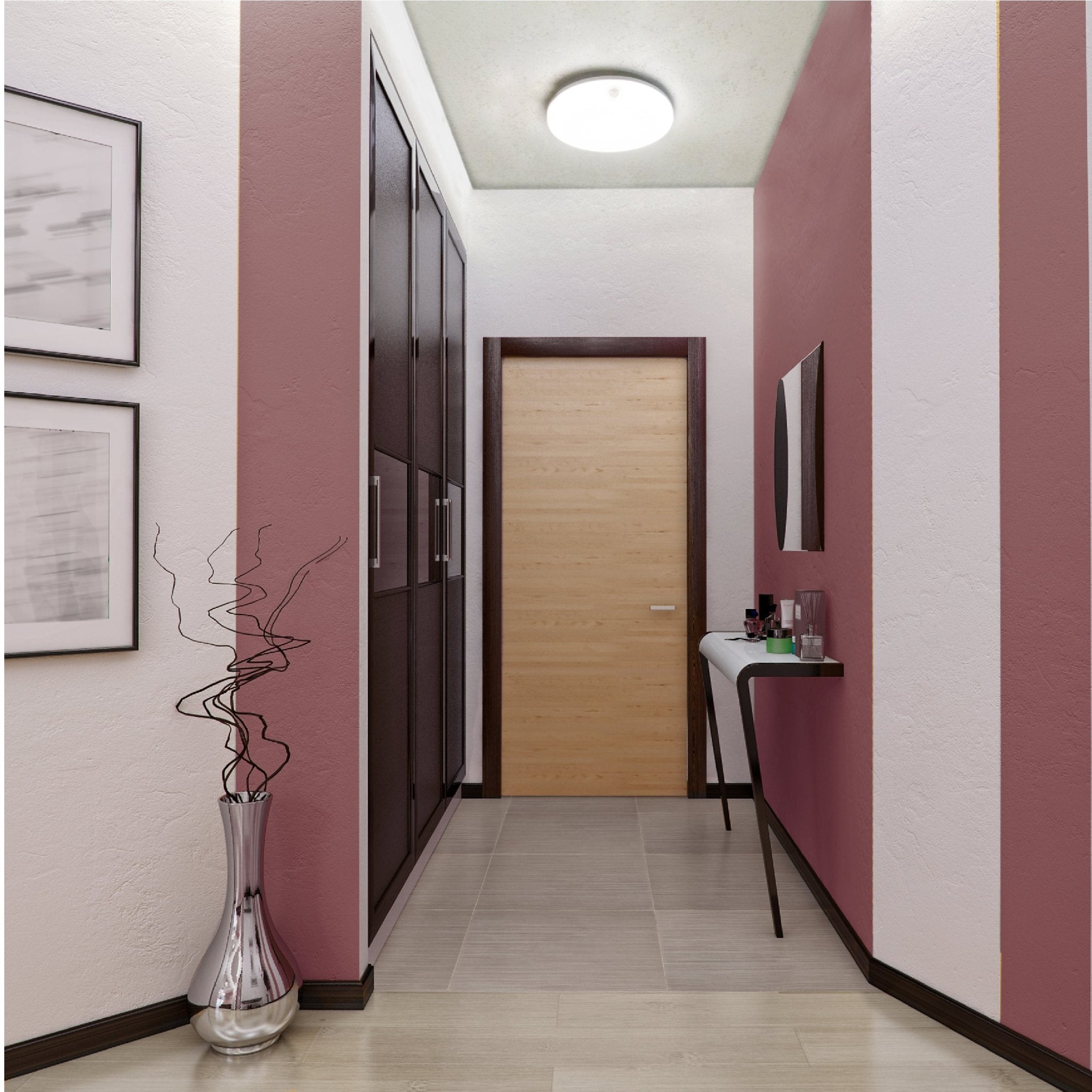 LED's Light Plafondlamp 25 cm - 6 lichtstanden - Geschikt voor alle binnenruimtes - IP54 - LED.nl