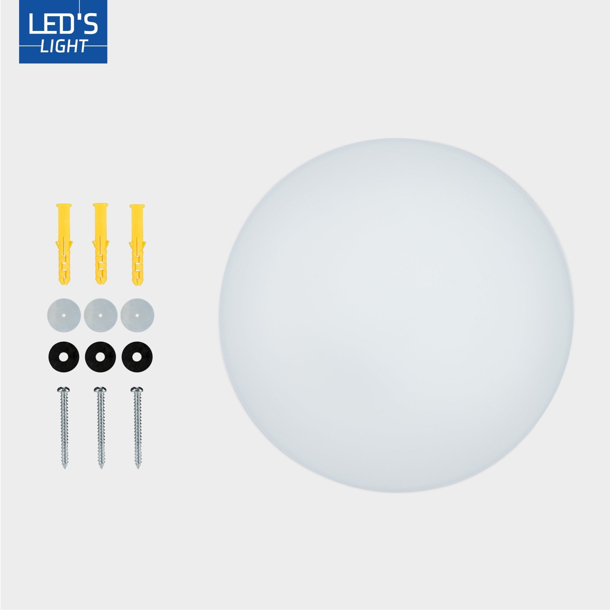 LED's Light Plafondlamp 30 cm - dimbaar in 6 standen - Alle binnenruimtes - IP54 - LED.nl