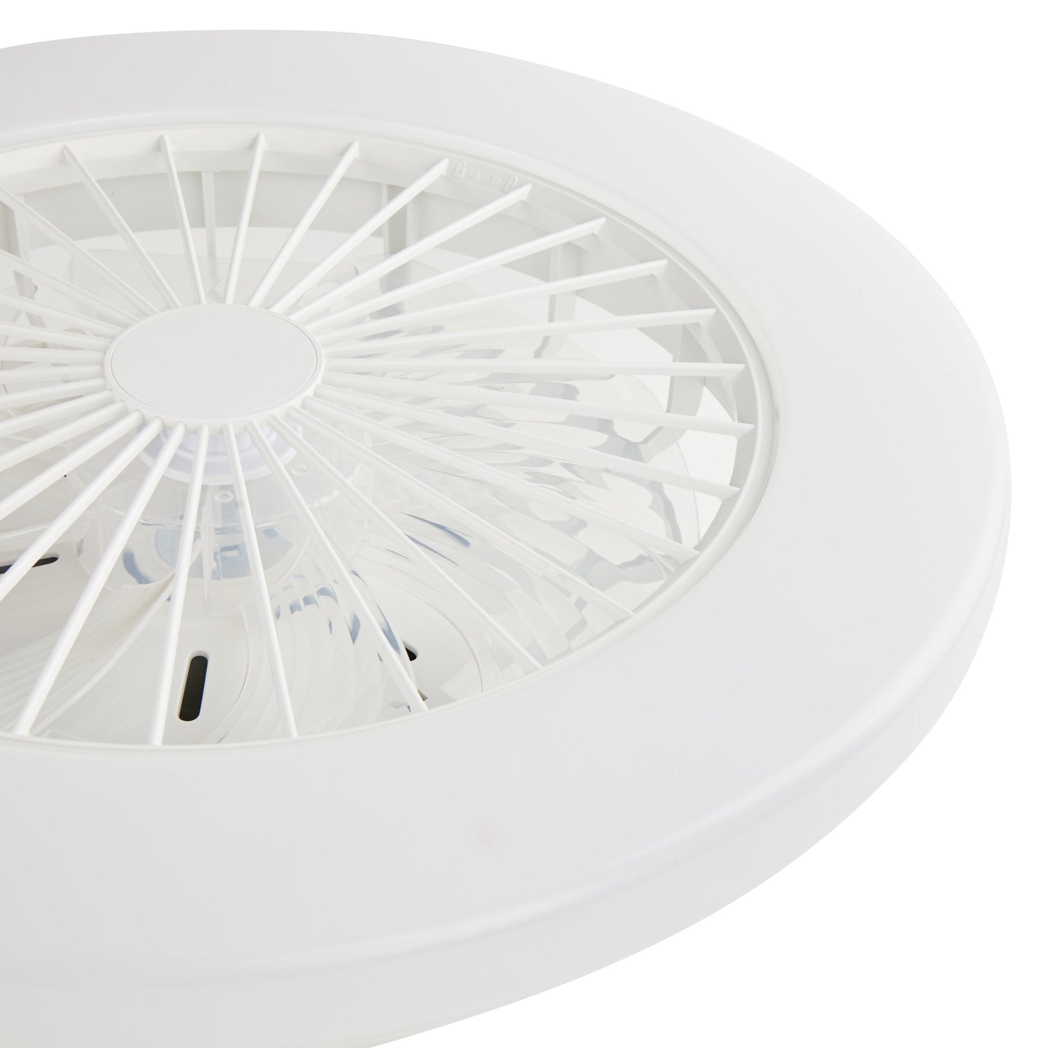 LED’s Light plafondventilator met verlichting 48 cm – Ventilatiesnelheid en bediening met afstandsbediening - Wit - LED.nl