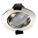 LED's Light PRO downlight inbouwspot Ø 68mm - Kantelbaar - Spatwaterdicht - Dim to Warm - Zilver - LED.nl