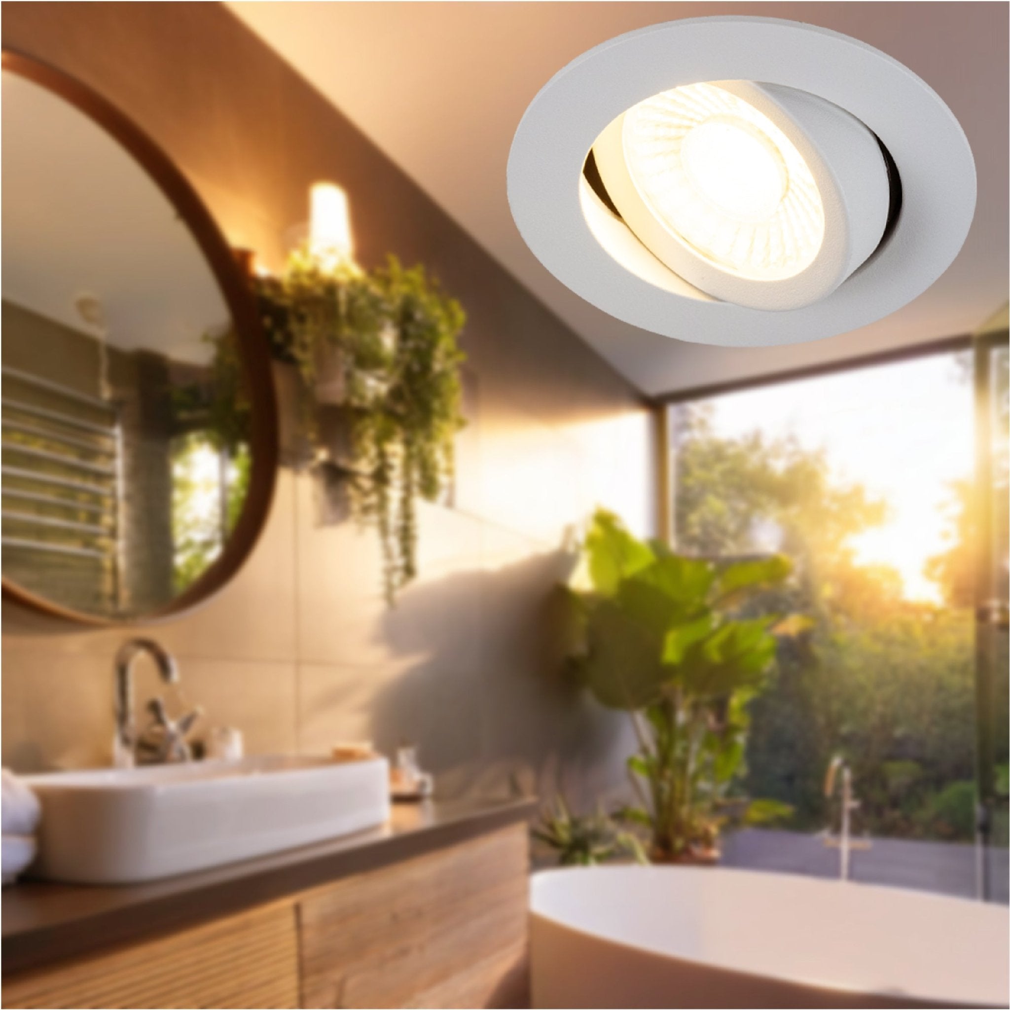LED's Light PRO downlight inbouwspot Ø 68mm - Spatwaterdicht - Dimbaar - Universeel - Wit - LED.nl