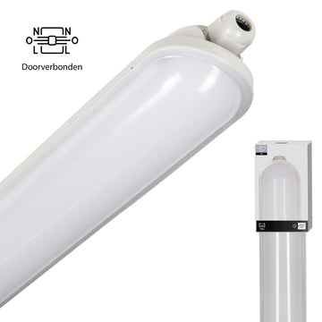 LED's Light Pro Premium LED TL fixture complete 120 cm - Waterproof - 4640 lm - LED.nl