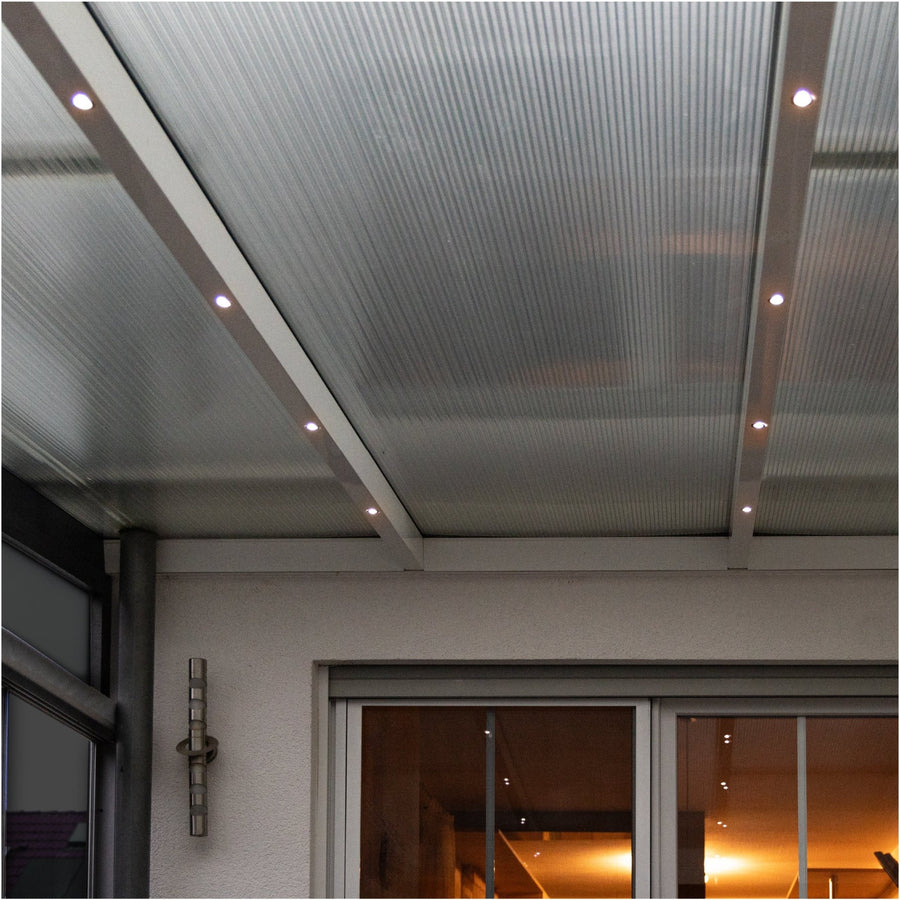 LED's Light PRO mini inbouwspot 3 cm - Voor overkapping, veranda's en inbouwplafonds - Dimbaar - 3 Kleuren plaatjes Inbouwspots LED.nl