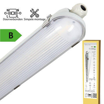 Philips LED-Leuchtstoffröhrenleiste, 60 cm – verbindbar – Energieeffizienzklasse B – IP65 wasserdicht – 2650 lm – 175 lm/W - LED.de