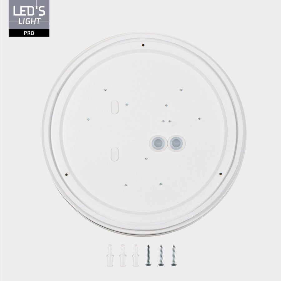 LED's Light Pro Plafondarmatuur - 16W 1920lm 2700K/3000K/4000K/5000K/6000K - Ø350mm IP54 IK08 Vermogen verstelbaar Plafondlampen LED.nl