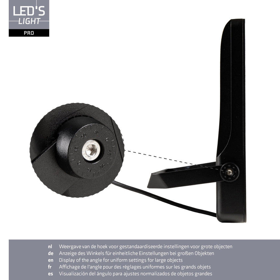 LED-Flutlicht Light Pro Premium 25500lm – Farbtemperatur – Leistungsstufenwahl – 6 Lichtmodi – Wasser- und rostbeständig – 200W - LED.de