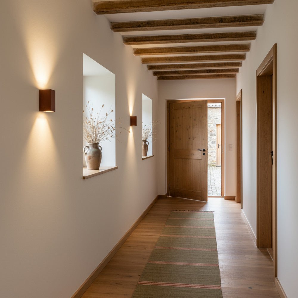 LED's Light Roestkleurige buitenlamp - IP44 - Excl 2x GU10 - Wandlamp Wandlampen LED.nl