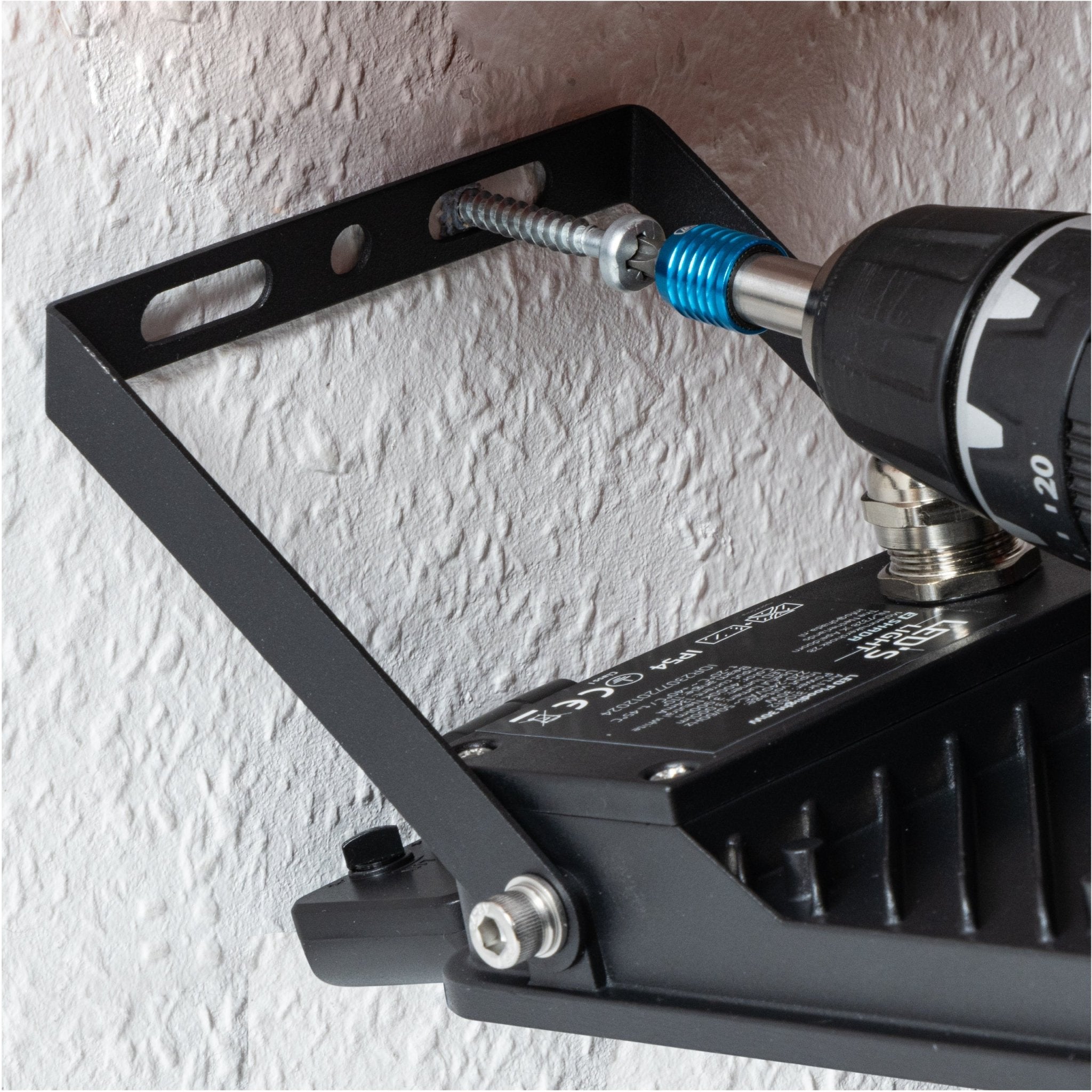 LED's Light Schijnwerper met Bewegingssensor 3600 - Waterdicht & Kantelbaar - 30W - LED.nl