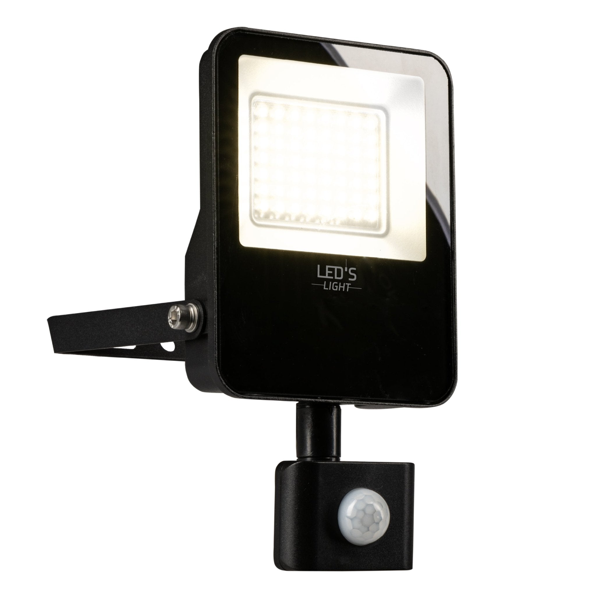 LED's Light Schijnwerper met Bewegingssensor 3600 - Waterdicht & Kantelbaar - 30W - LED.nl