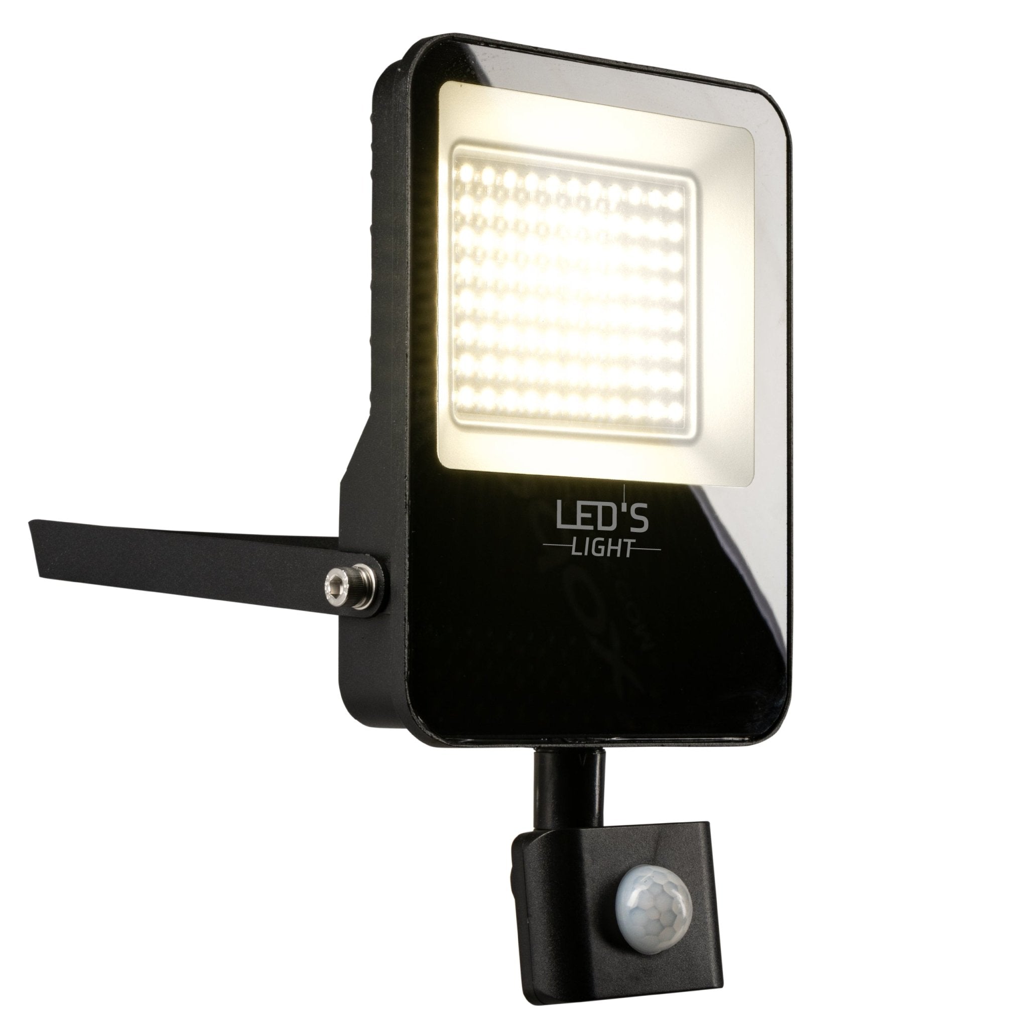 LED's Light Schijnwerper met Bewegingssensor 6000 - Waterdicht & Kantelbaar - 50W - LED.nl