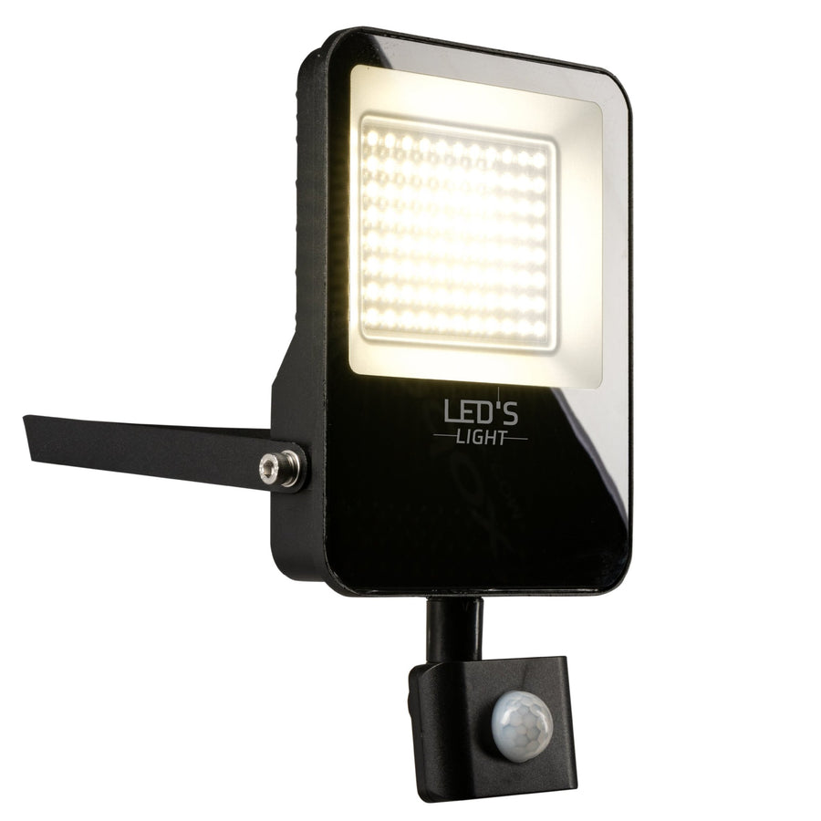 LED's Light Schijnwerper met Bewegingssensor 6000 - Waterdicht & Kantelbaar - 50W Schijnwerpers LED.nl