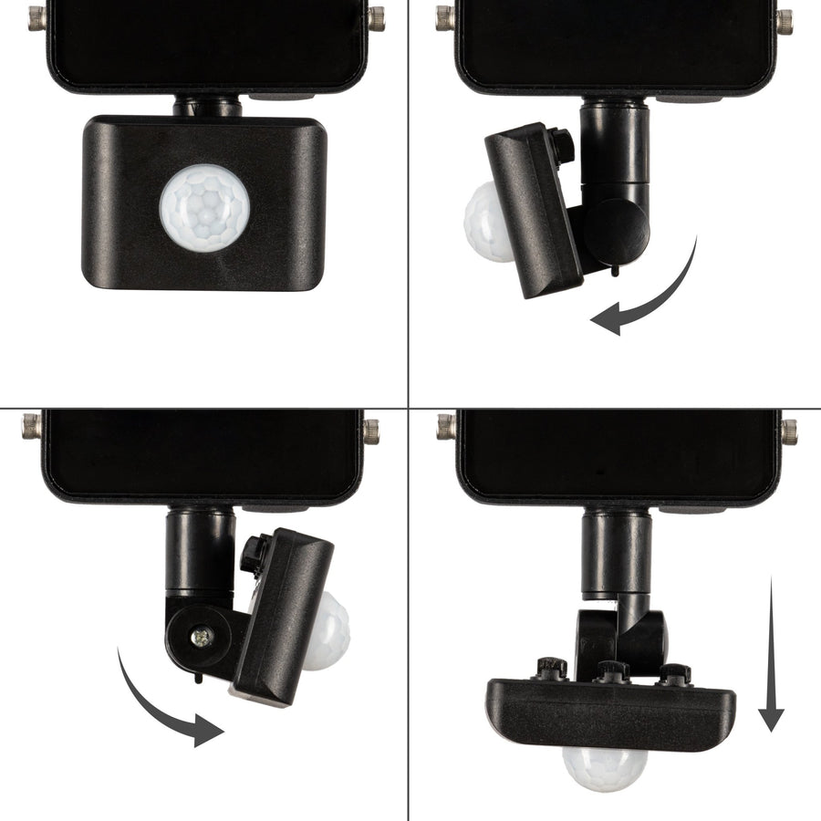 LED's Light Schijnwerper met Bewegingssensor 6000 - Waterdicht & Kantelbaar - 50W Schijnwerpers LED.nl