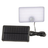 LED-Solar-Außenleuchte mit Sensor und Solarpanel – 500 lm, 4000 K – Schwarz – IP65 - LED.de