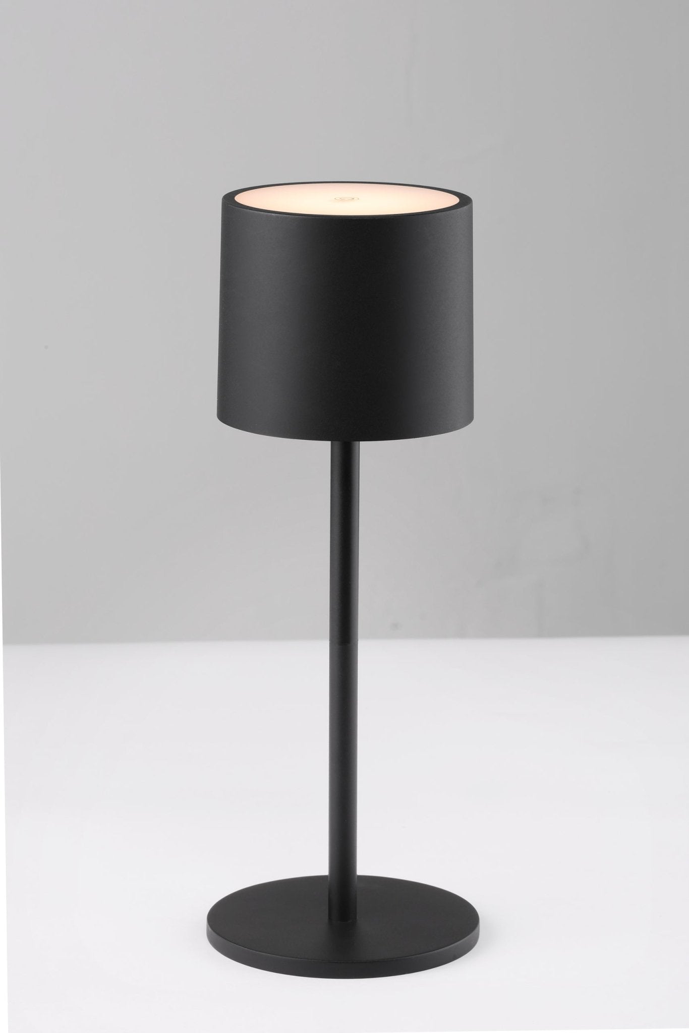 LED's Light Tafellamp op accu - oplaadbaar en draadloos - voor binnen en buiten - 3 kleuren - Zwart - LED.nl