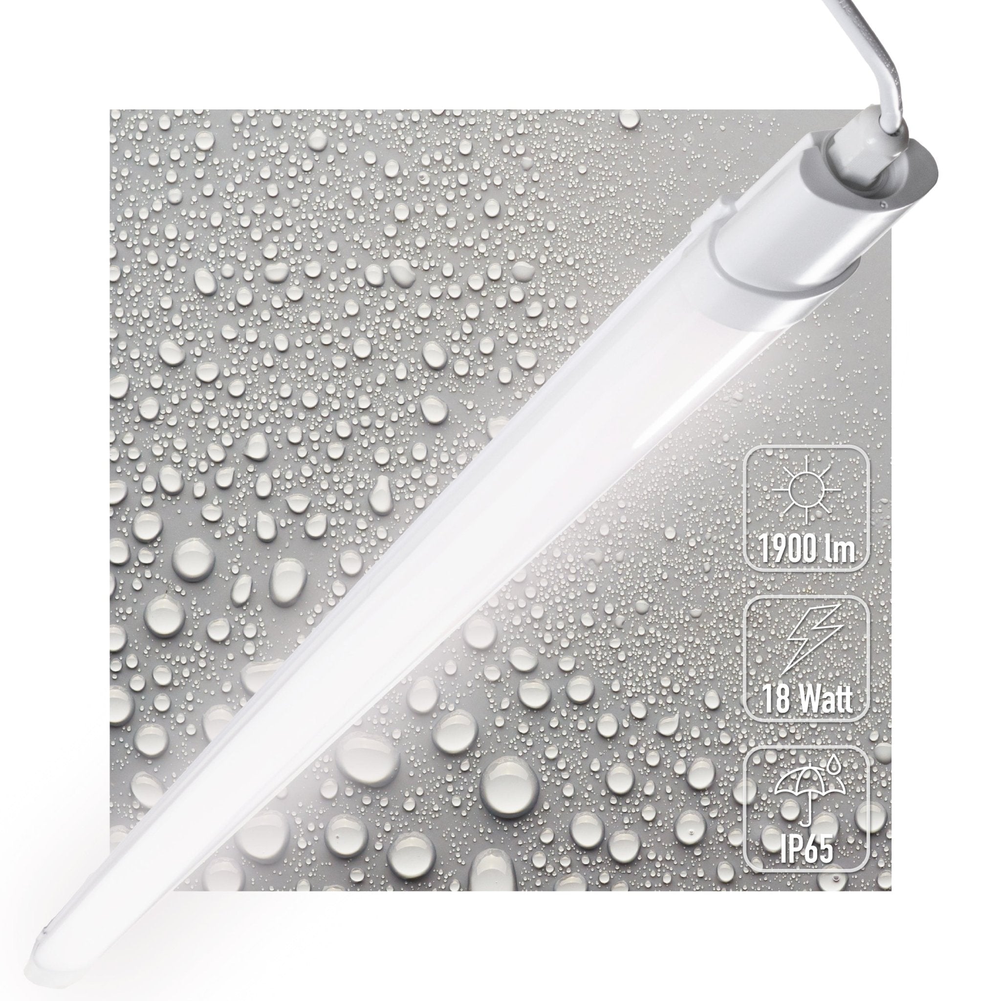 LED's Light TL Licht balk 120 cm - Geschikt voor alle binnen en vochtige ruimtes - 18W - IP65 - LED.nl