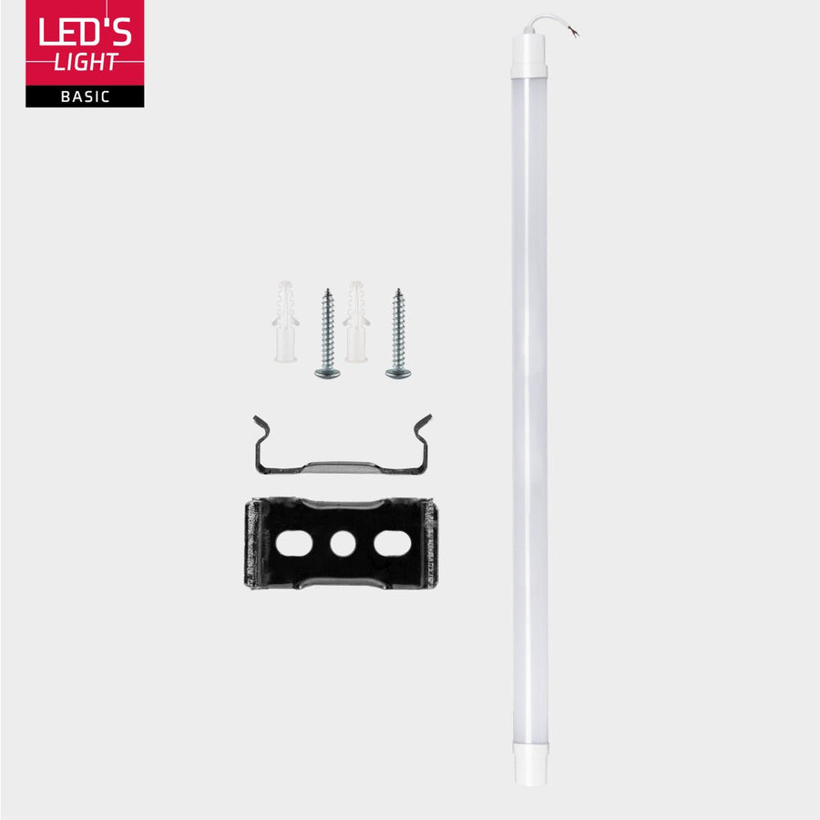 LED's Light TL Licht balk Batten 120 cm - Geschikt voor alle binnen en vochtige ruimtes - 18W - IP65 - IK08 - 1900lm TL verlichting LED.nl