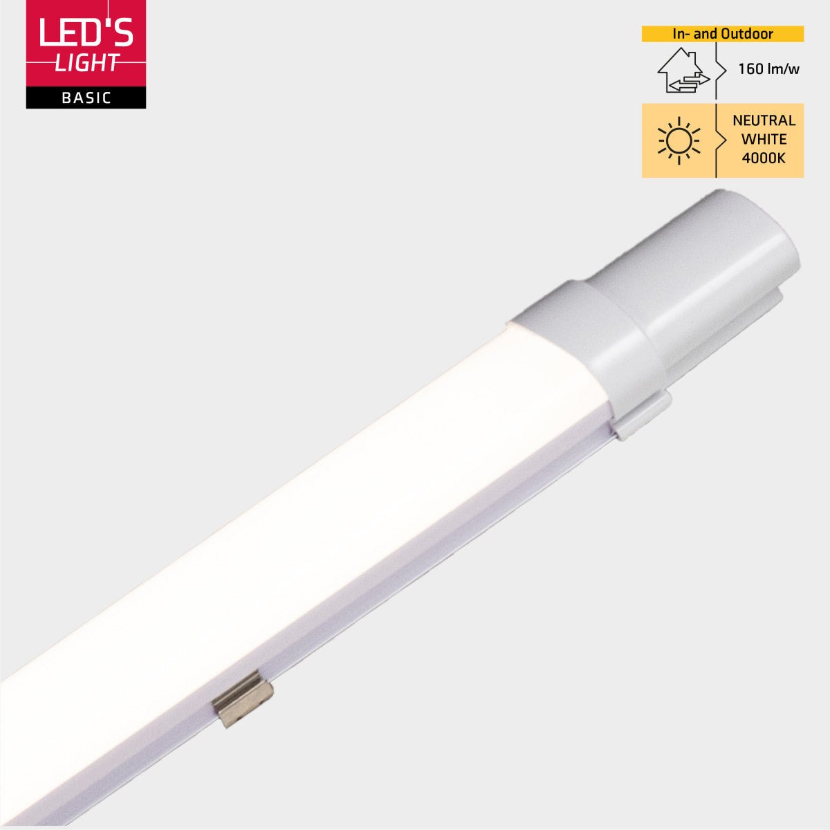 LED's Light TL Licht balk 120 cm - Geschikt voor alle binnen en vochtige ruimtes - 18W - IP65 - LED.nl