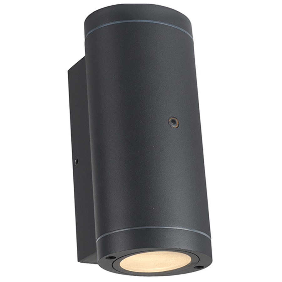 LED's Light Up &amp; Down LED Outdoor Lamp with sensor - IP44 waterproof - GU10 fitting - Model Venezia - LED.nl
