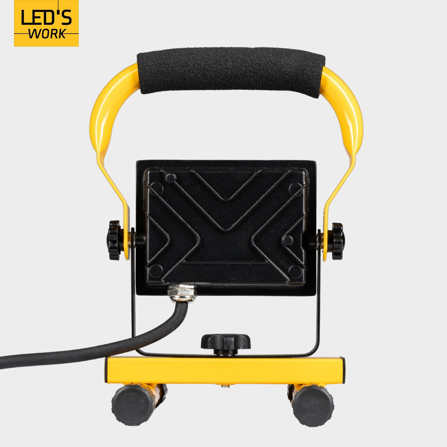 LED's Work Construction Lamp 2000 - Adjustable bracket - Waterproof (IP65) - Black yellow - LED.nl
