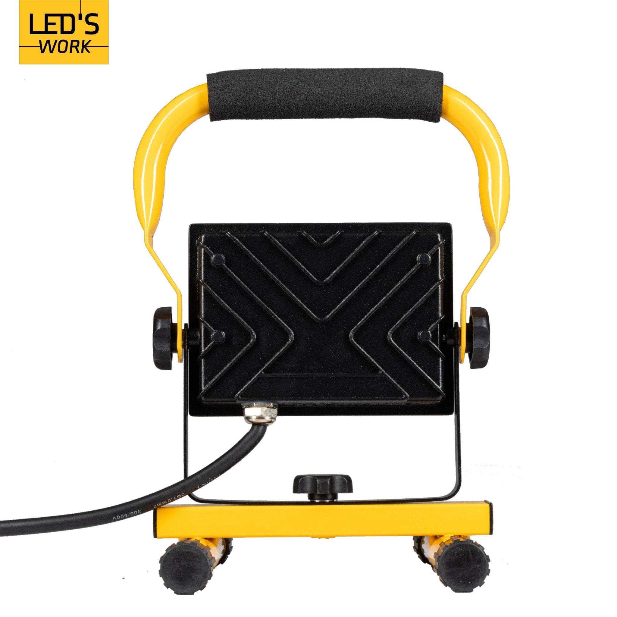 LED's Work Bouwlamp 3100 - Verstelbare beugel - Waterdicht (IP65) - Zwart geel - LED.nl