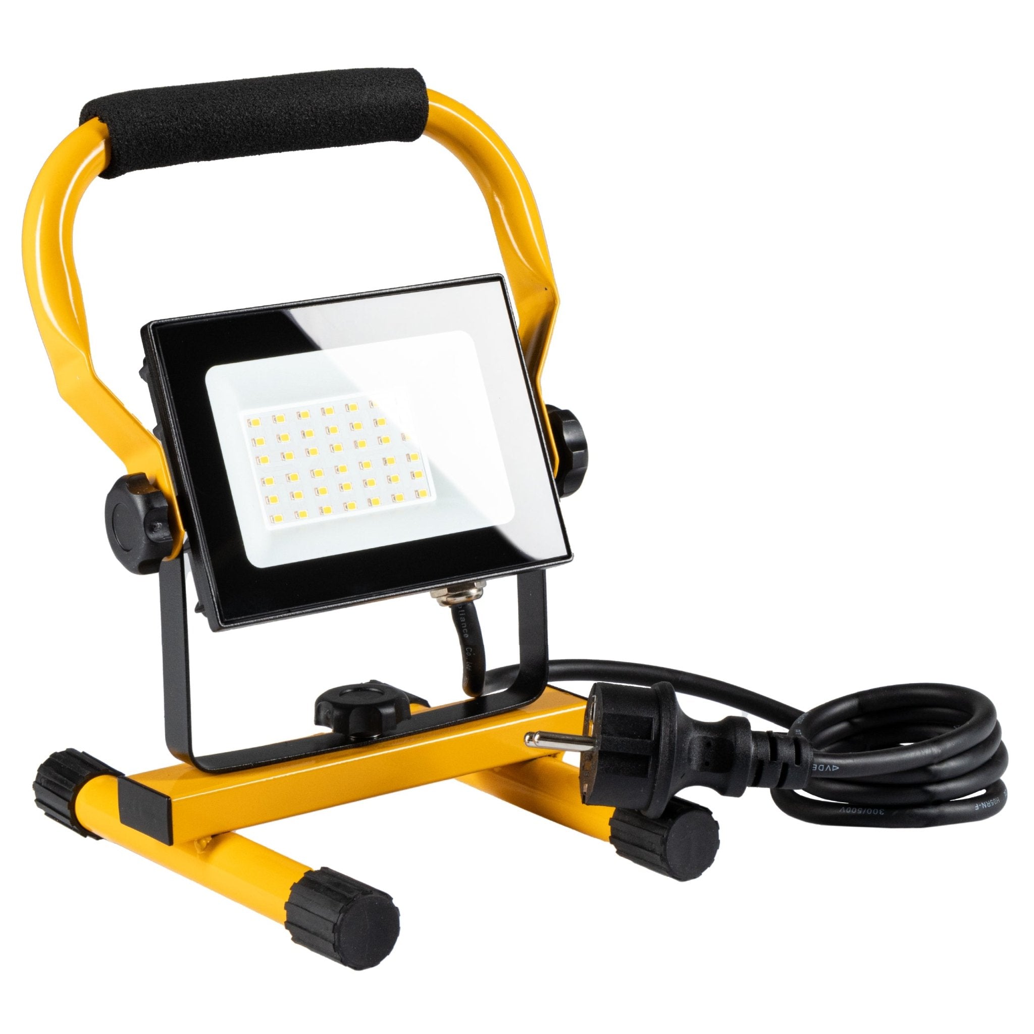 LED's Work Bouwlamp 3100 - Verstelbare beugel - Waterdicht (IP65) - Zwart geel - LED.nl