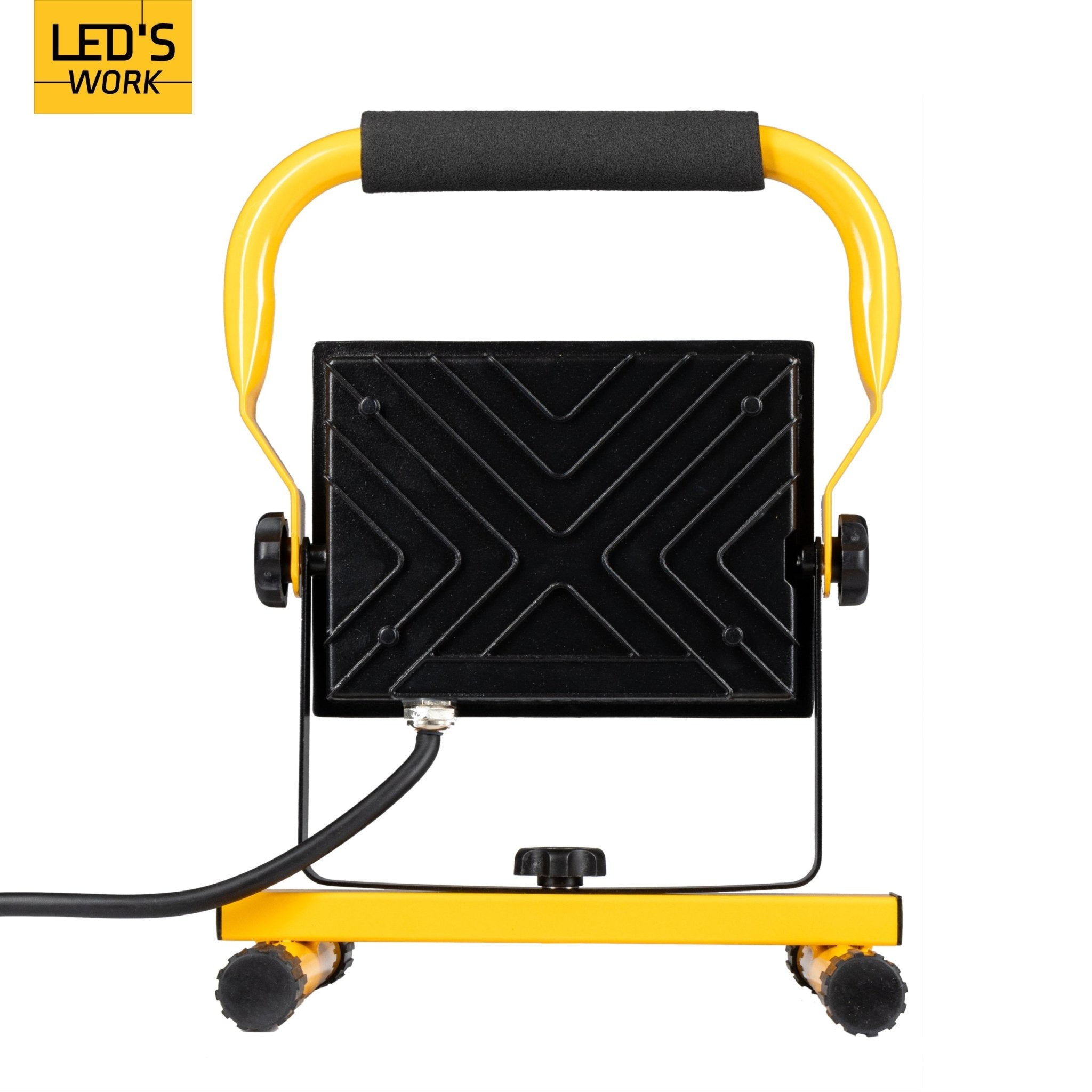LED's Work Bouwlamp 4900 - Verstelbare beugel - Waterdicht (IP65) - Zwart geel - LED.nl