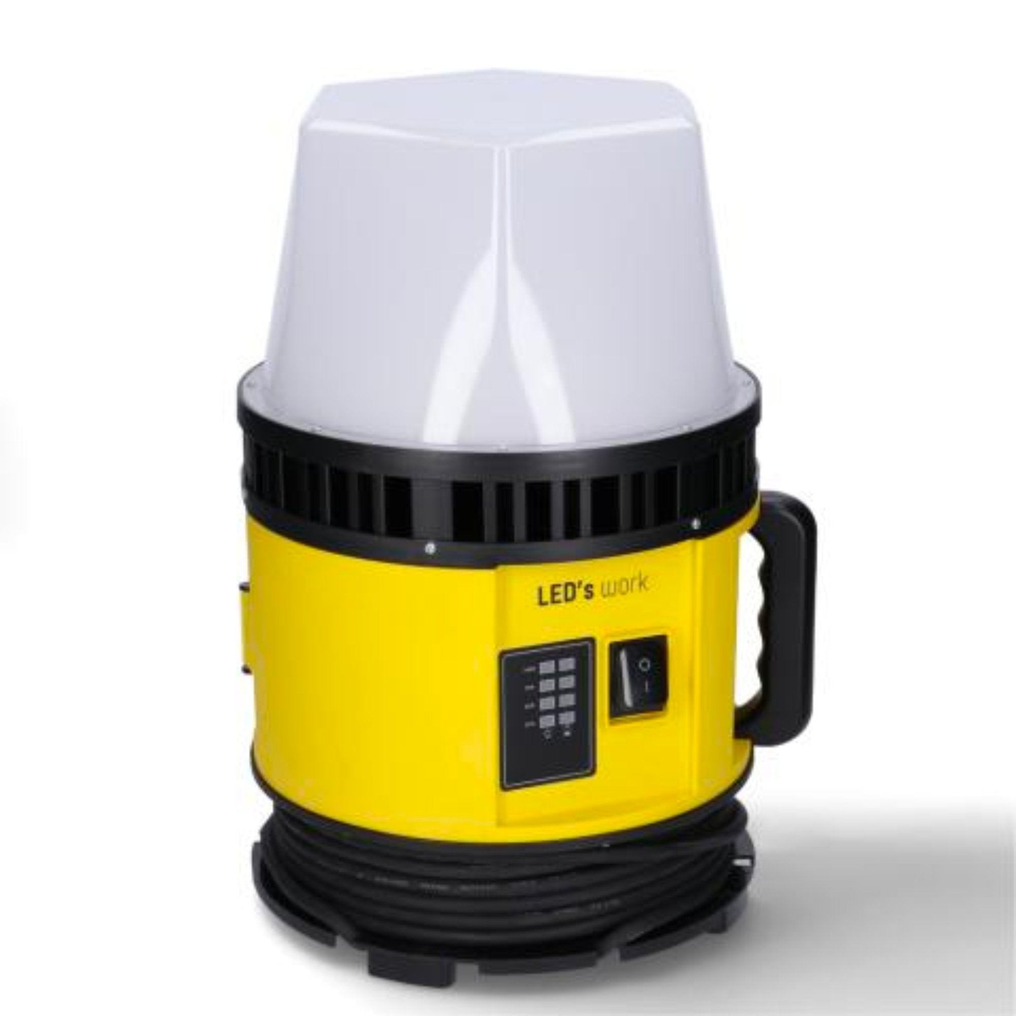 LED's Work HybridPro Bouwlamp 12000 - Werkt zowel op accu als netstroom - 80W - IP55 & Rough Service Tested - LED.nl