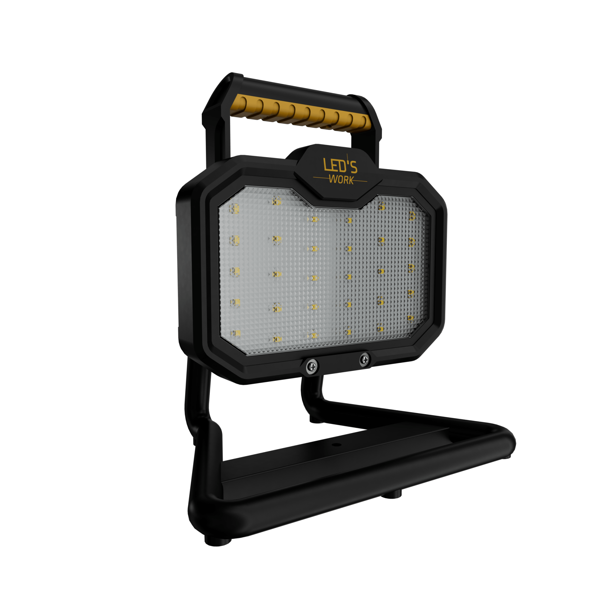 LED's Work LED Bouwlamp oplaadbaar 2000 - Werkt draadloos op accu - Stof - en waterdicht - LED.nl