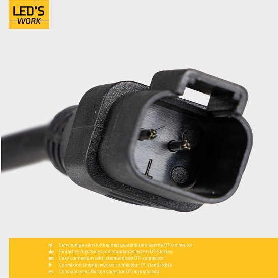 LED's Work LED Schijnwerper voor voertuigen - Geschikt voor tractor, vrachtwagen, auto, bus en schip - 26W - LED.nl