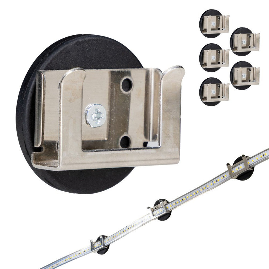 LED's Work LICHTSCHLAUCH Zubehör - Magnet - 19mm Ø47mm - Schwarz - LED.de