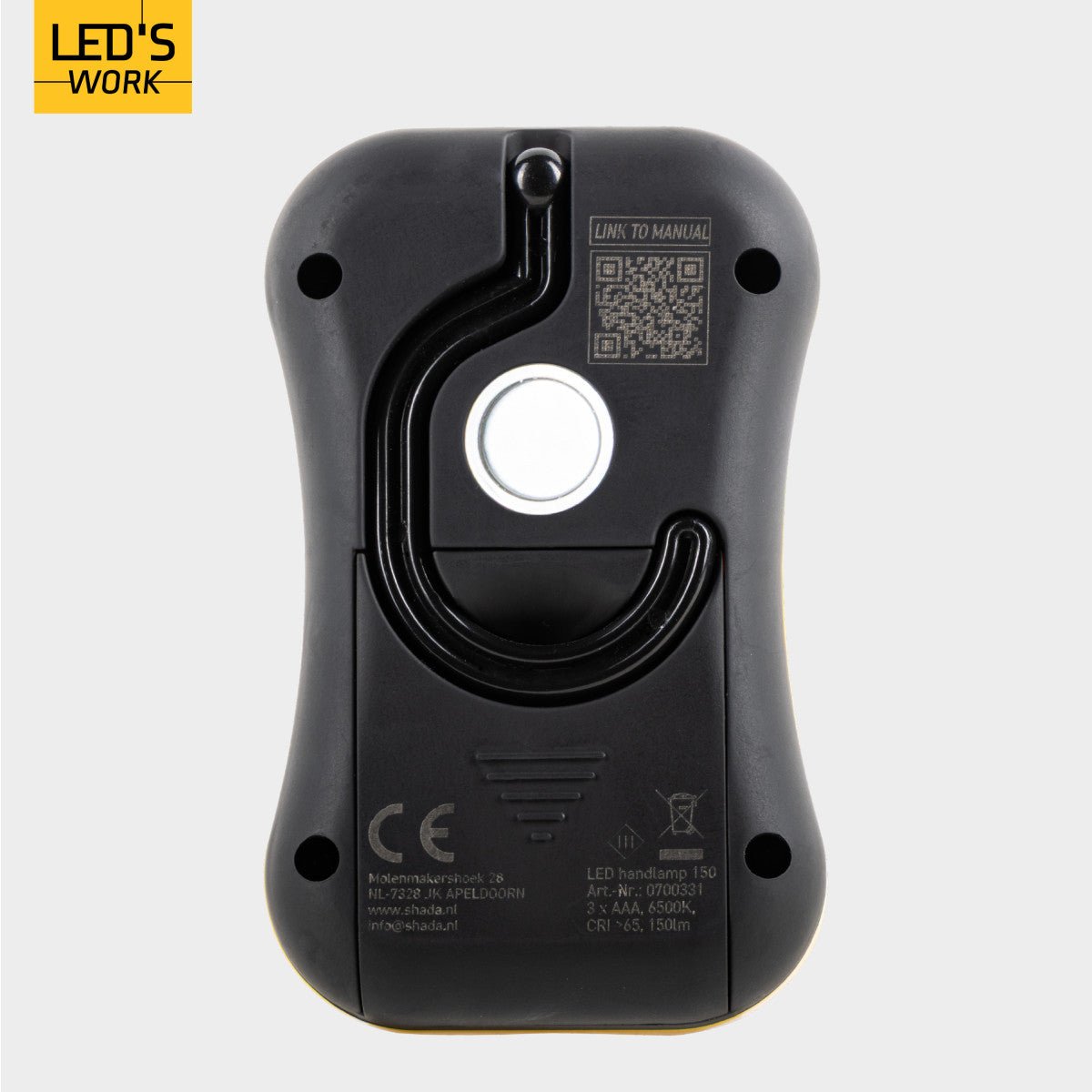 LED's Work MINI Werklamp op batterijen - Draadloos - Werkt op 3 AAA batterijen - LED.nl