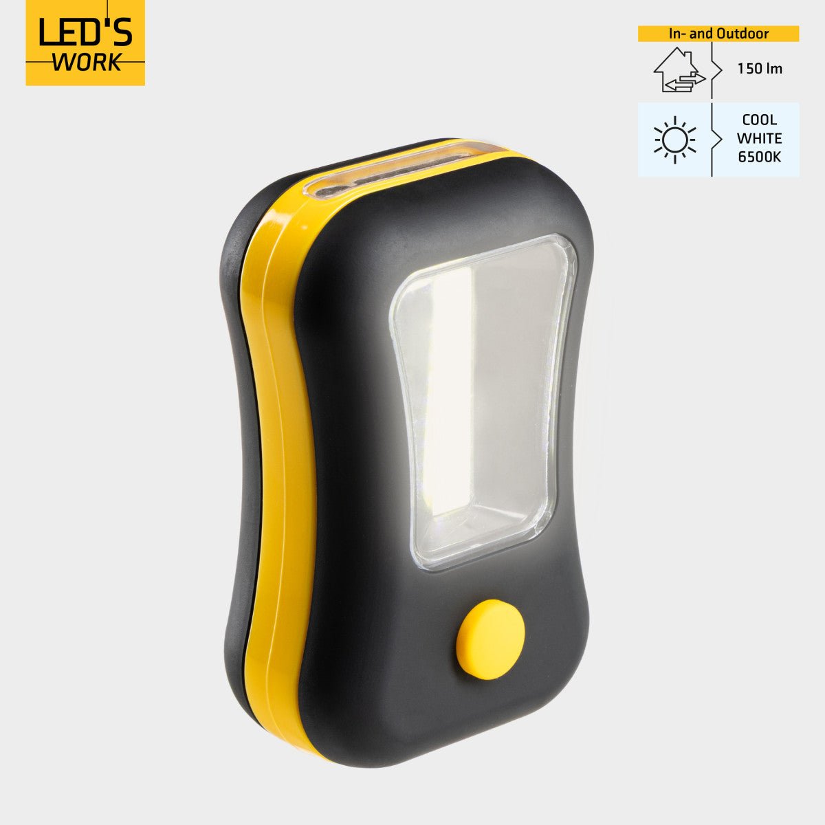 LED's Work MINI Werklamp op batterijen - Draadloos - Werkt op 3 AAA batterijen - LED.nl