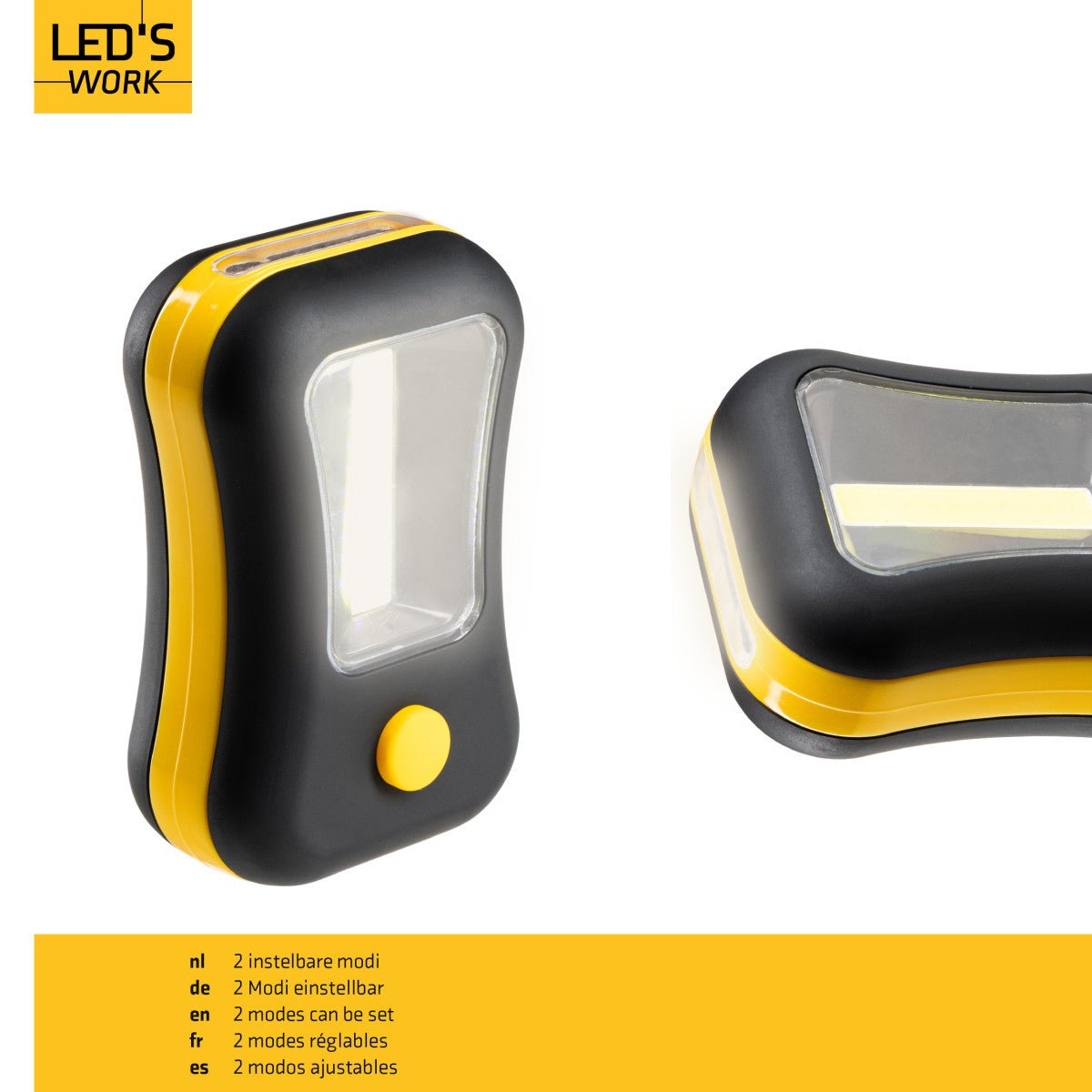 LED's Work MINI Werklamp op batterijen - Draadloos - Werkt op 3 AAA batterijen - LED.nl