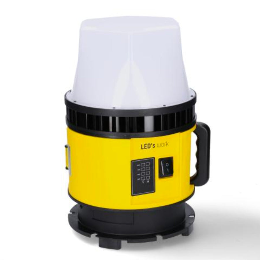 LED's Work Portable LED Construction Lamp 6000 - Universal rechargeable with 18V battery - 60W  - LED.nl