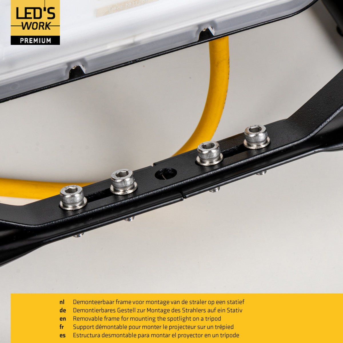 LED's work Premium Professionele Bouwlamp Klasse 2 – 50W | 7000 lm | 4000K Werklampen LED.nl