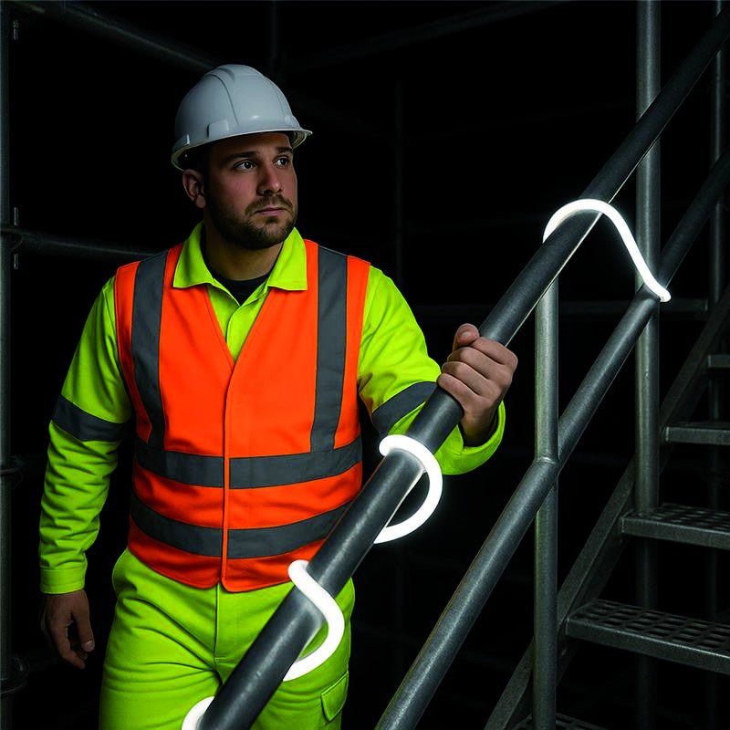 LED's Work Premium Safeline LED Lichtslang 25m 200W 48V 20 000lm 5000K Op Haspel Werklampen LED.nl