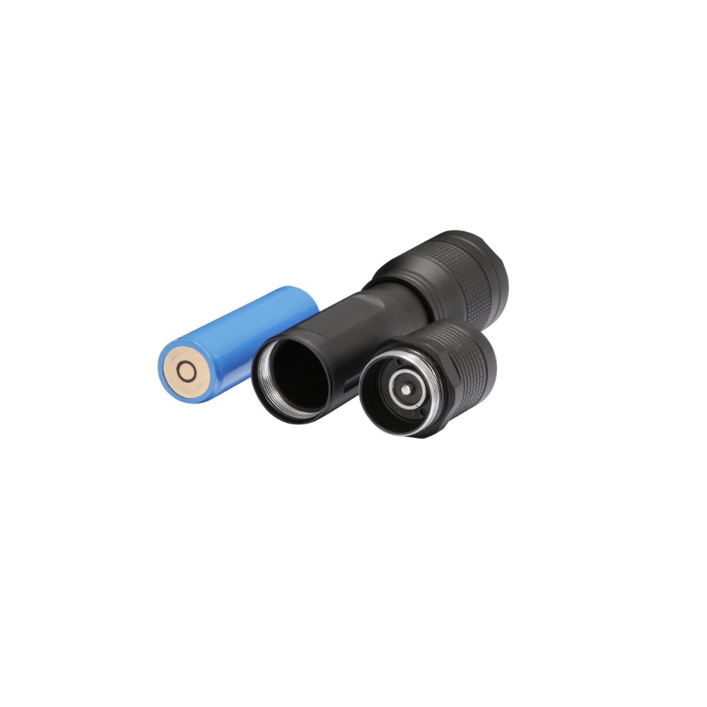 LED's Work Professionele LED Zaklamp 2000 - Tot 240 meter bereik - Oplaadbaar & Dimbaar - Zwart LED.nl
