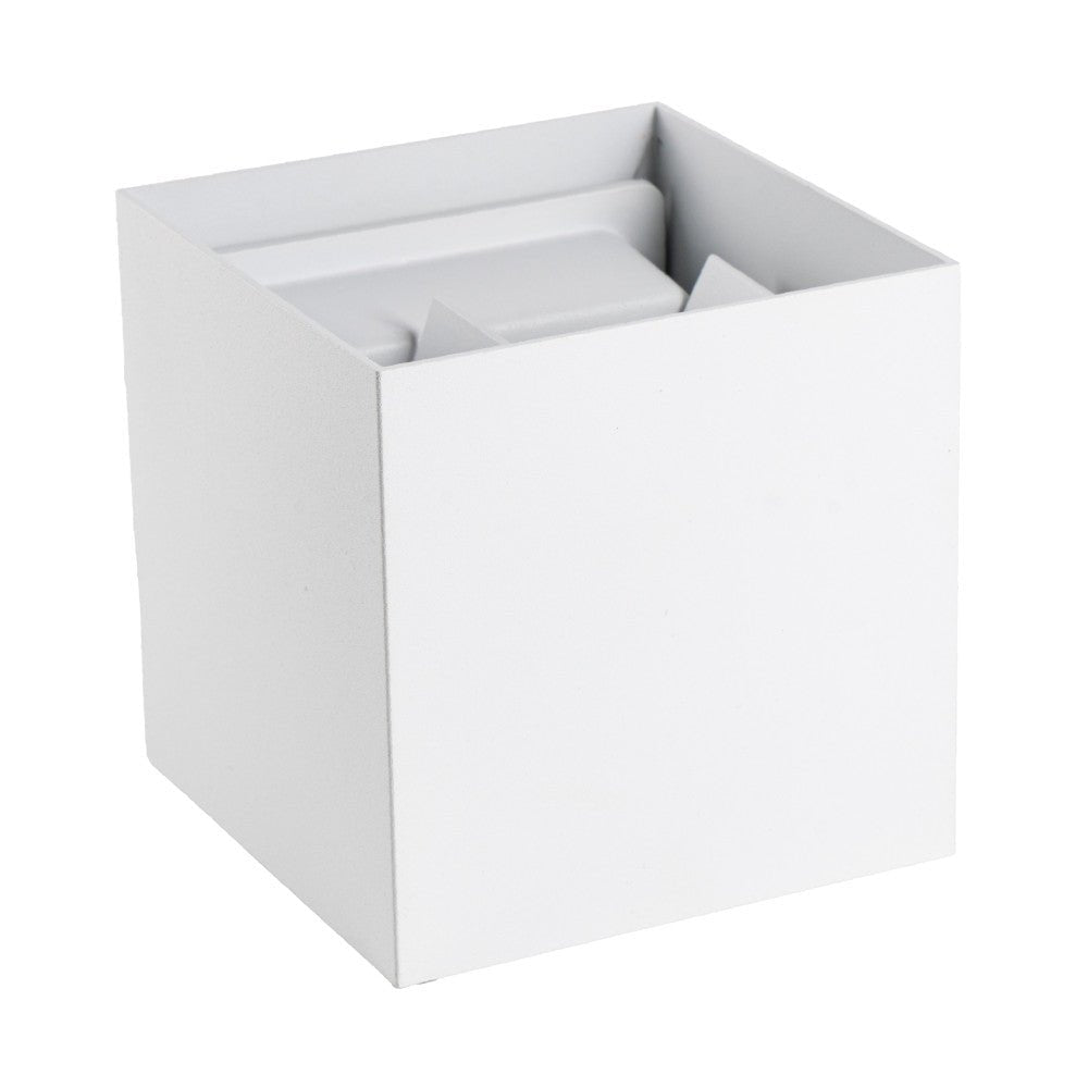 Lumo Cube Wit - Wandarmatuur zonder lichtbron - Excl 1xG9 - IP65 - LED.nl