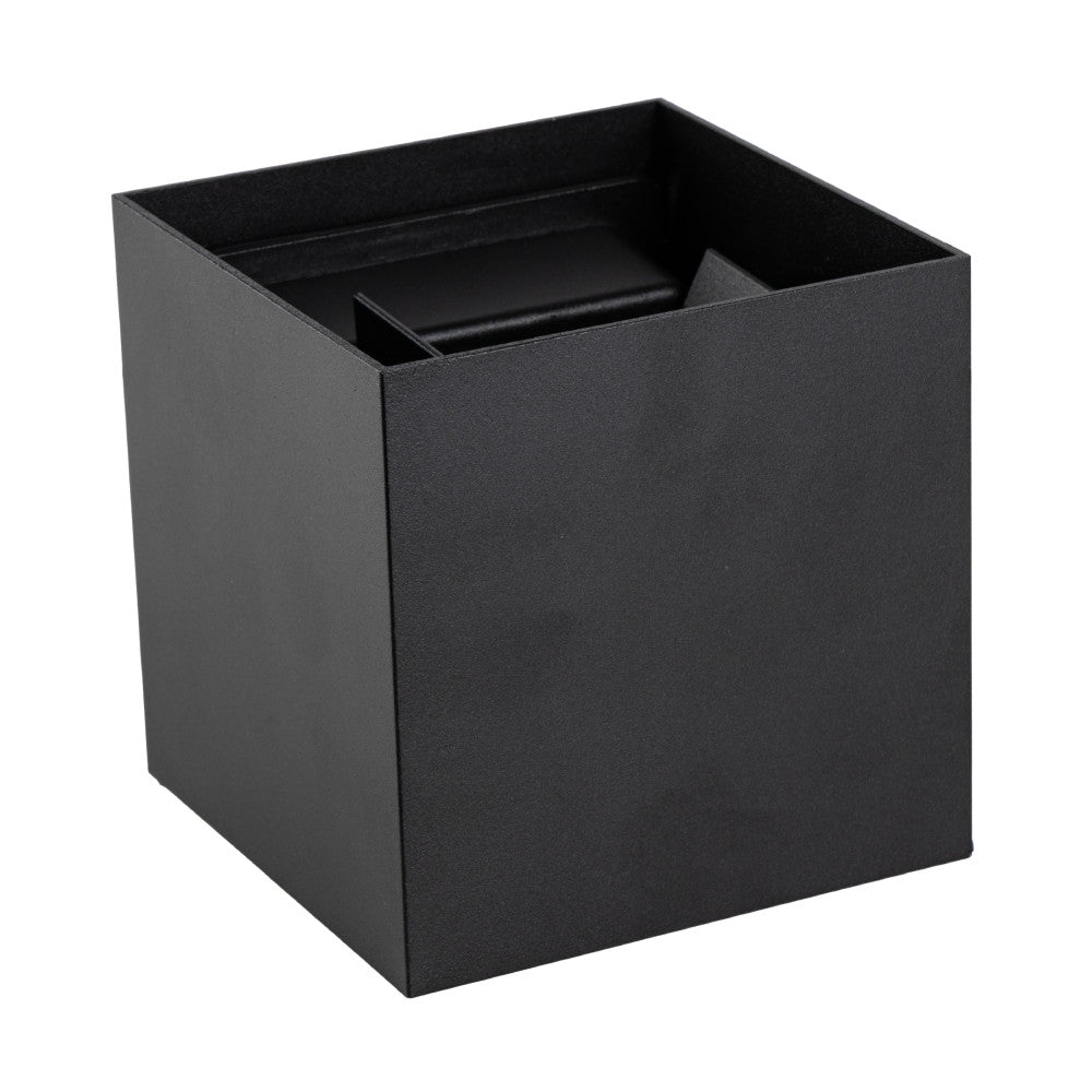 Lumo Cube Zwart - Wandarmatuur zonder lichtbron - Excl 1xG9 - IP65 - LED.nl
