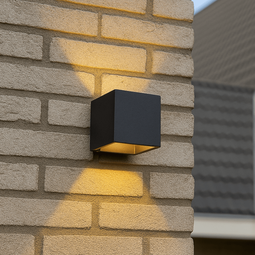 Lumo Cube Zwart - Wandarmatuur zonder lichtbron - Excl 1xG9 - IP65 - LED.nl