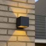 Lumo Cube Zwart - Wandarmatuur zonder lichtbron - Excl 1xG9 - IP65 - LED.nl
