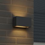 Lumo Recta Antraciet - Wandarmatuur zonder lichtbron - Excl 2xG9 - IP65 - LED.nl
