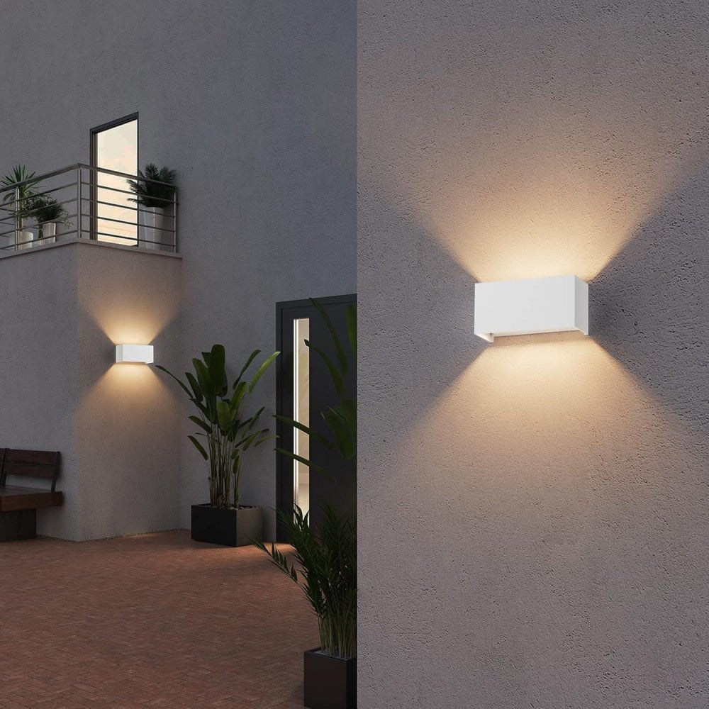 Lumo Recta Wit - Wandarmatuur zonder lichtbron - Excl 2xG9 - IP65 - LED.nl