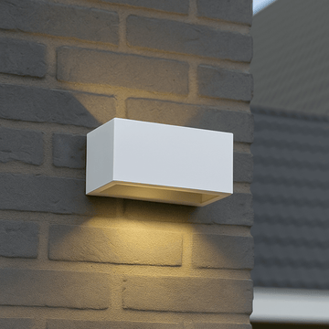 Lumo Recta Weiß – Wandleuchte ohne Leuchtmittel – ohne 2xG9 – IP65 - LED.de