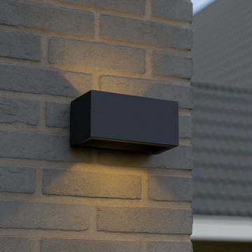 Lumo Recta Black – Wandleuchte ohne Leuchtmittel – ohne 2xG9 – IP65 - LED.de