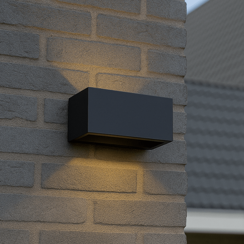 Lumo Recta Zwart - Wandarmatuur zonder lichtbron - Excl 2xG9 - IP65 - LED.nl