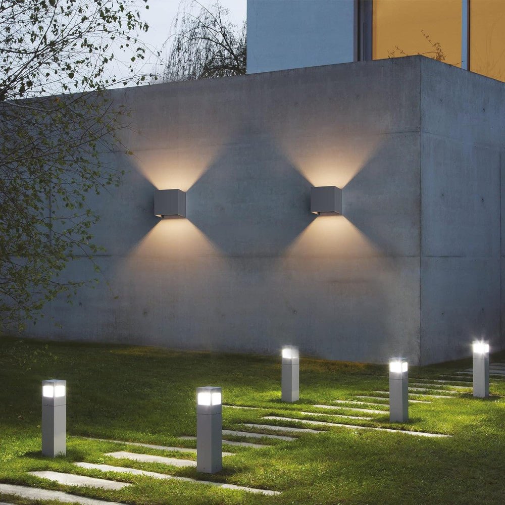 Lumo Recta Zwart - Wandarmatuur zonder lichtbron - Excl 2xG9 - IP65 - LED.nl